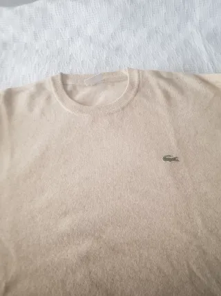 Jersey crema Lacoste
