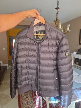 Cazadora Belstaff de Plumas Gris