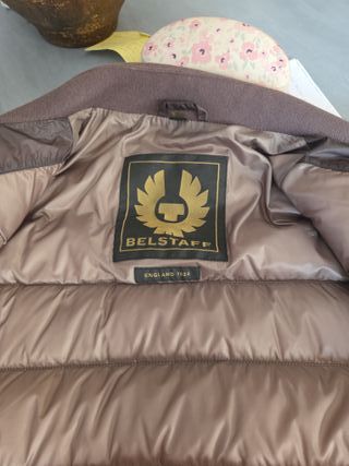 Cazadora Belstaff de Plumas Gris