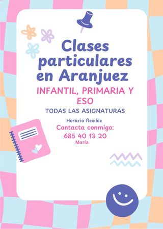 Clases particulares en Aranjuez