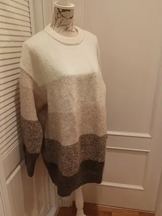 VESTIDO NUEVO PUNTO ZARA, T-L