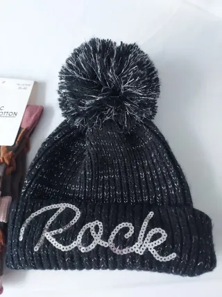 Gorro niña y calcetines G&C Green Cotton