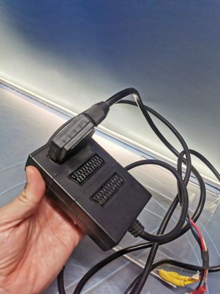 cable especial,  "ladron" multiple euroconector + componentes