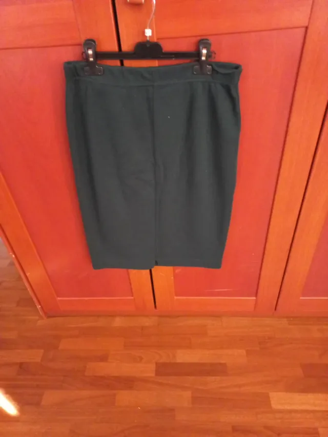 Gonna invernale donna maglia verdone