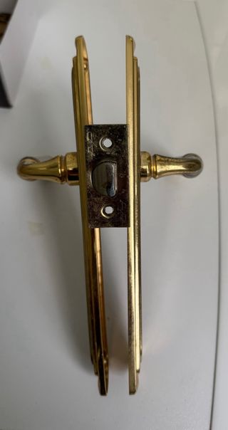 Puerta de madera roble con cristal 