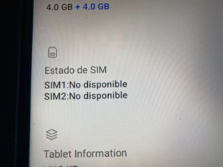 Tablet CHUWI 10 8GB/128GB Doble SIM sin uso