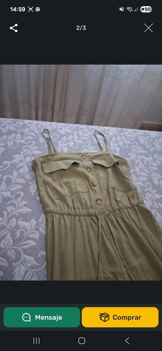 Mono verde talla única