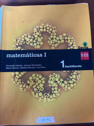 Matemáticas I. 1 Bachillerato. Savia