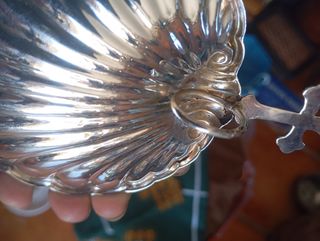Concha Plata 925 Cruz