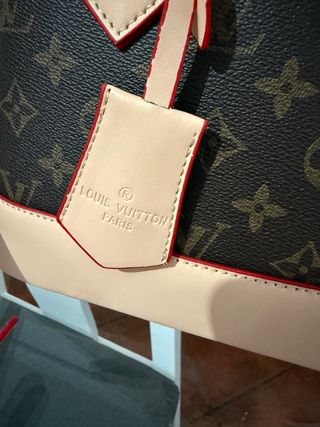 Bolso Alma inspiración Marrón/Rojo