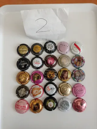 Chapas de cava coleccionables