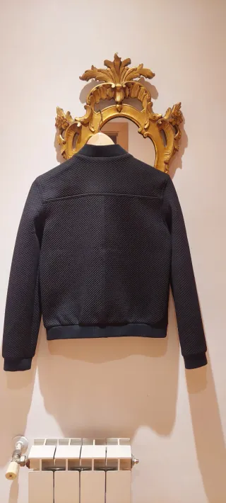 Cazadora Bomber Neopreno Vitorio & Luchino Negra