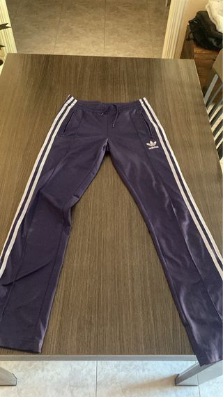 Pantalón chándal Adidas vintage morado oscuro