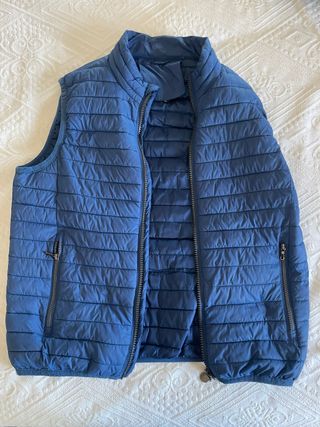 Chaleco acolchado ligero azul