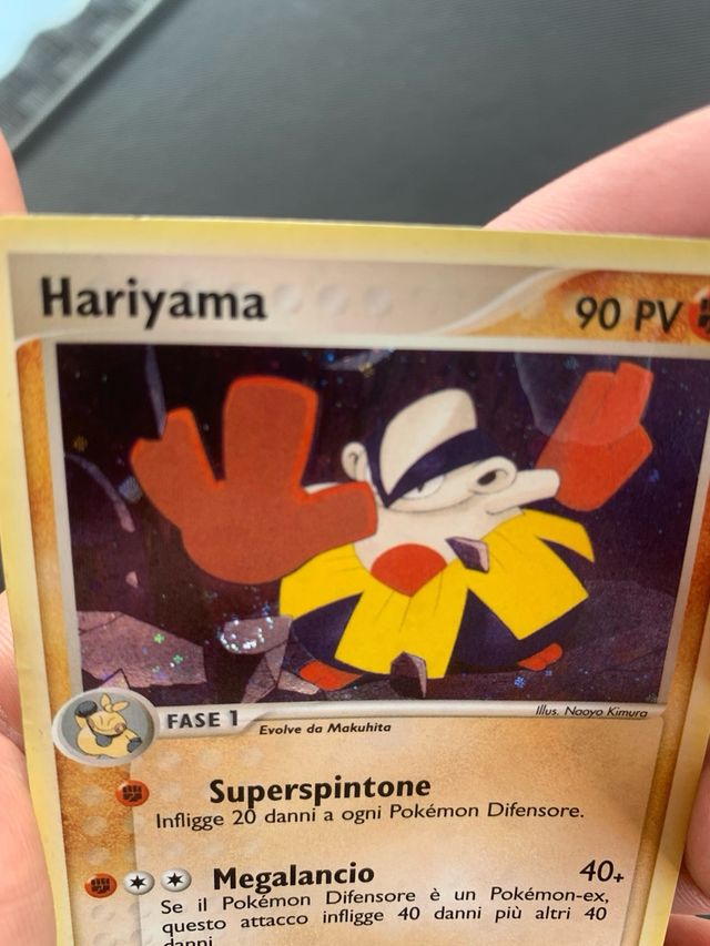 Carta Pokémon eccezionale Hariyama 90 PV 8/109