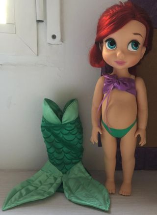 Muñeca Ariel Sirena Mérida Disney Original