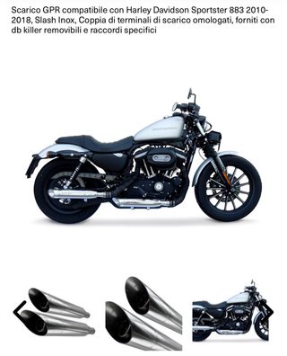 Silenciadores GPR Harley Davidson Sportster 883