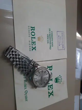 Rolex Datejust 36mm  1601 Plata con Documentación