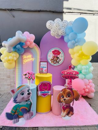 decoración con globos