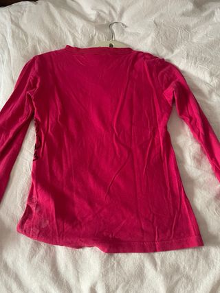 Camiseta Rip Curl manga larga rosa