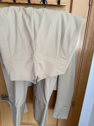 Traje de campo JIMENEZ beige de 3 piezas