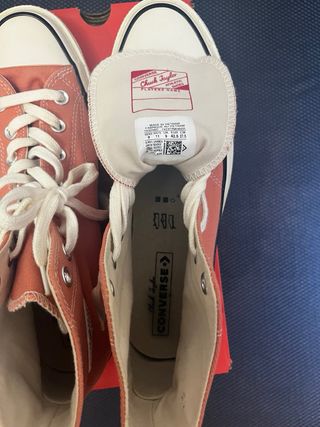 Converse Chuck Taylor Naranja Talla 42.5