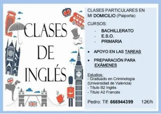 Clases particulares de Inglés en Paiporta 