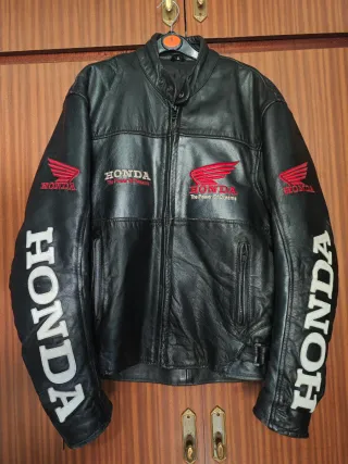 Chaqueta de cuero Honda Moto Talla S