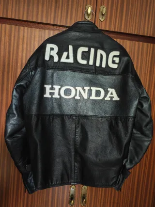 Chaqueta de cuero Honda Moto Talla S