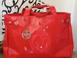 Bolso Armani Rojo Charol