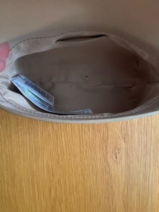 Bolso Solapa Cadena Beige