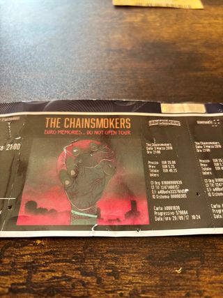 Biglietto The Chainsmokers - 3 Marzo 2018