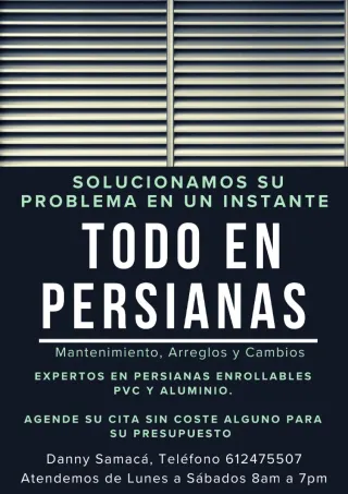 Servicio de Persianas: Reparación y Mantenimiento