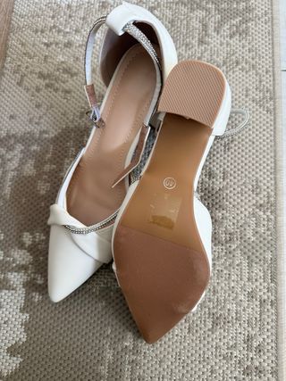 Zapatos blancos Novia talla 40