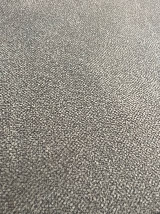 Sofá modular tela y mesa cristal
