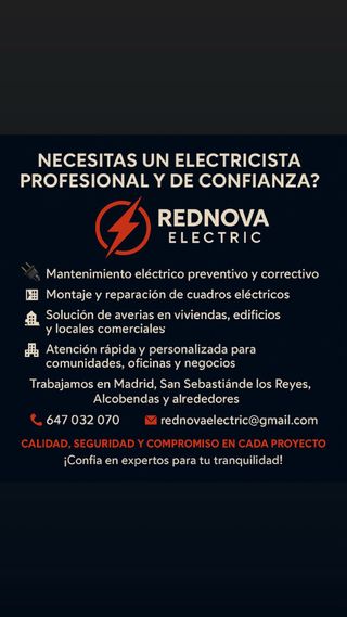 Electricista/Cuadrista electrico