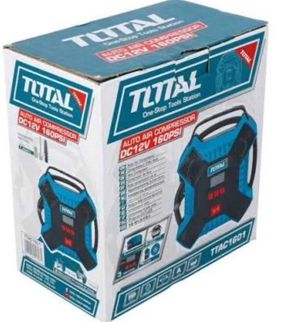 Compressor de Ar TOTAL 160PSI DC 12V