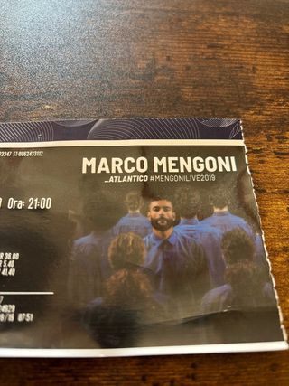 Biglietto Marco Mengoni - Firenze 19/11/2019
