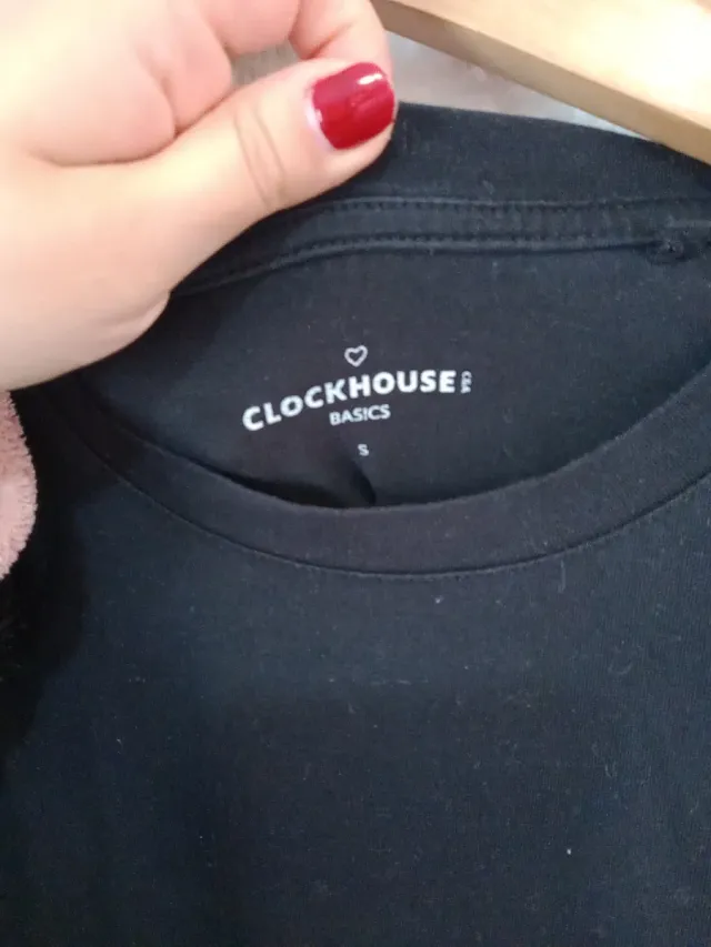 Camiseta negra básica mujer Talla S