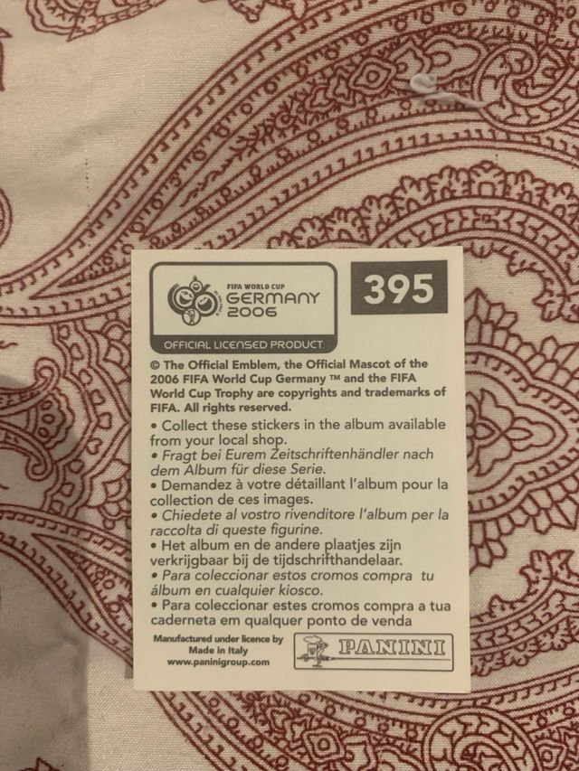 Cromo Robinho Mundial Alemania 2006