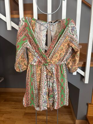 Mono corto Zara estampado