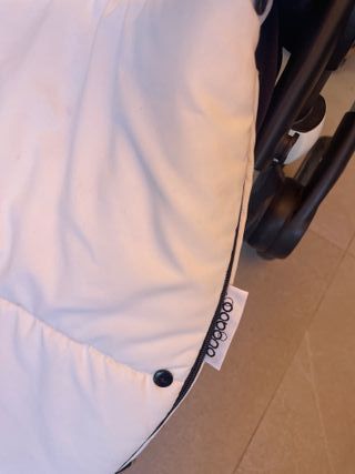 Saco Bugaboo para carro color blanco