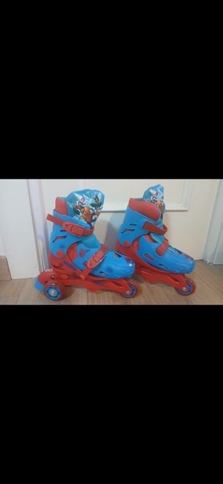 Patines Spiderman para niño 1 uso talla 29 al 32