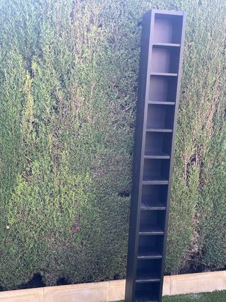 Due librerie porta CD in legno nero