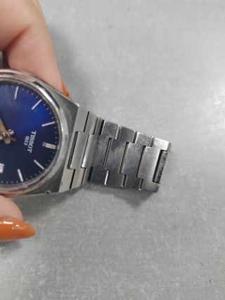 Tissot 1853 PRX Reloj Azul y Plateado