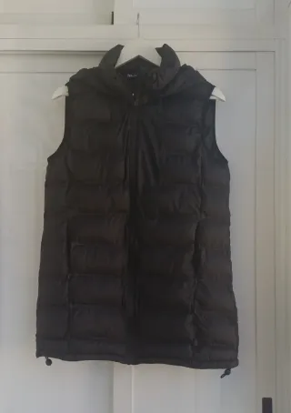 Chaleco Zara Mujer Talla M Negro