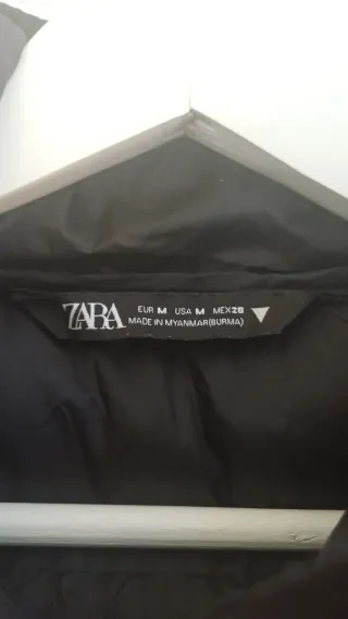 Chaleco Zara Mujer Talla M Negro