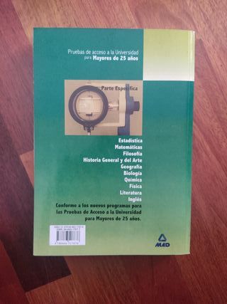 Física. Prueba específica. Prueba de acceso a...