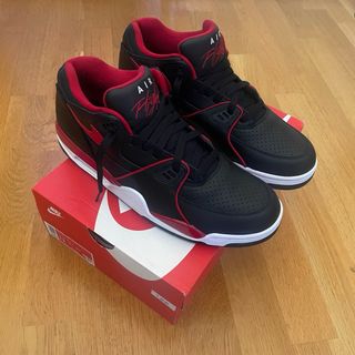 Nike Air Flight 89 Low Negro Rojo