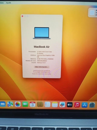 MacBook Air 512GB 2020 13,3 8GB RAM i5